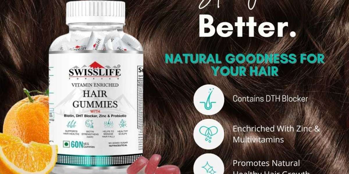 Nourish Your Hair from Within with Biotin Hair Gummies by SwissLife Forever